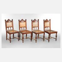 Vier ausgefallene Stühle Gründerzeit111