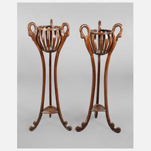 Paar Blumenständer im Empirestil