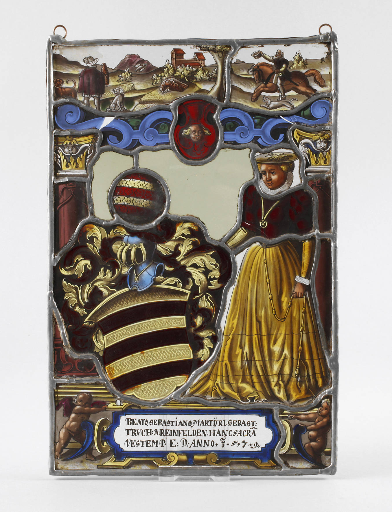 Bleiglasfenster im Renaissancestil