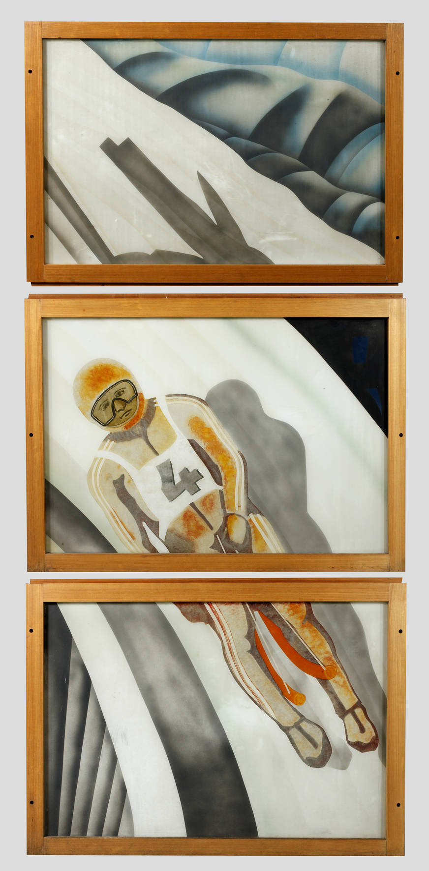 Große Dreiteilige Verglasung