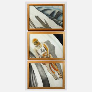 Große Dreiteilige Verglasung