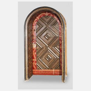 Rundbogentür mit Zarge