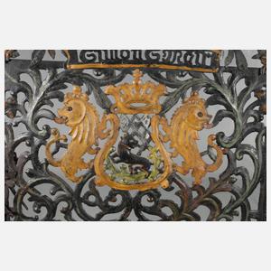 Prächtiges Eisengitter Barock