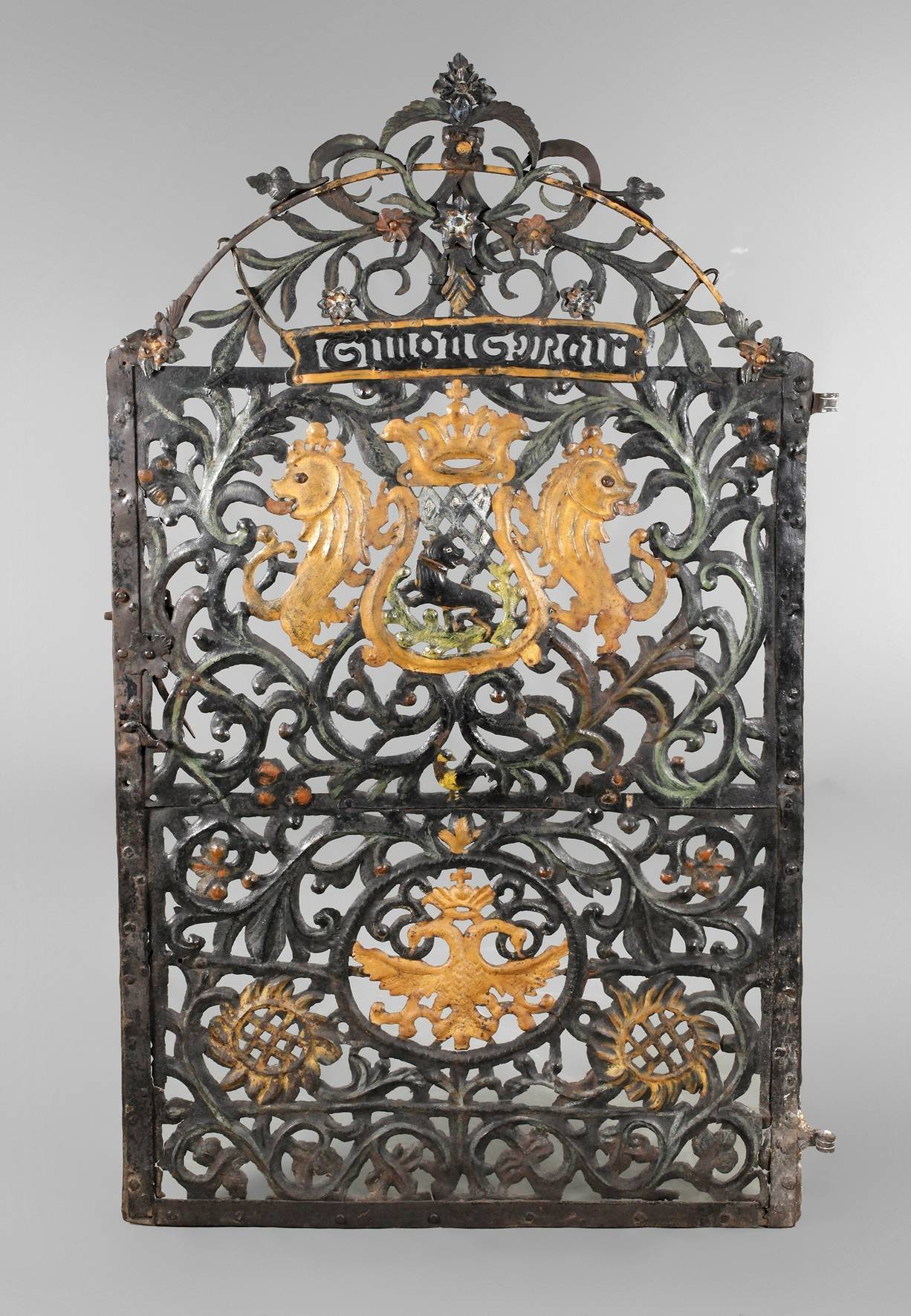 Prächtiges Eisengitter Barock