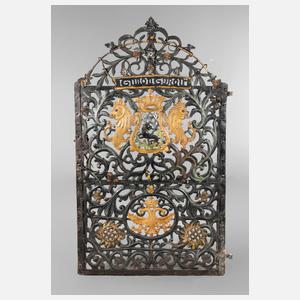 Prächtiges Eisengitter Barock