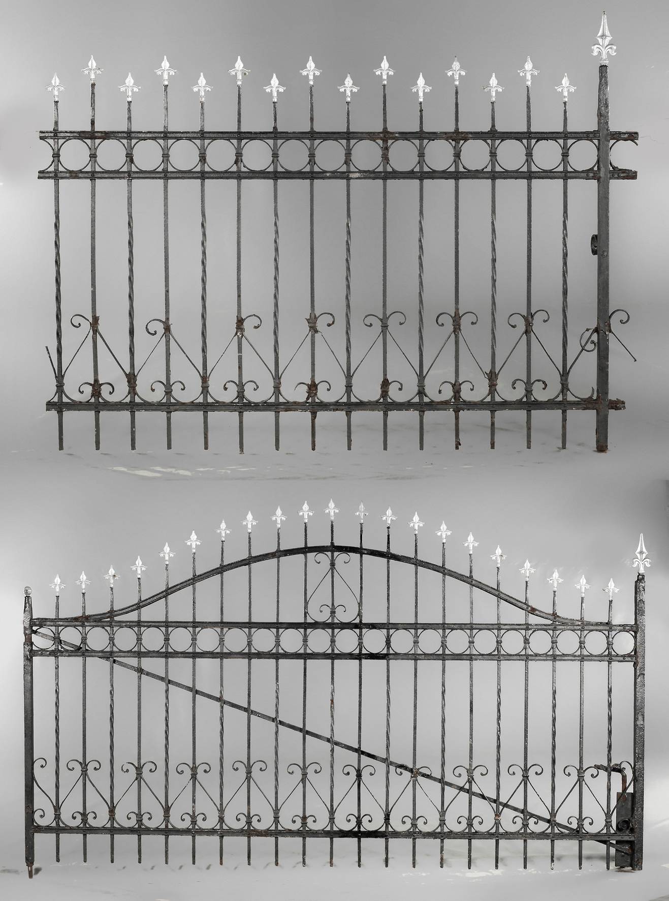 Zaunanlage Schmiedeeisen