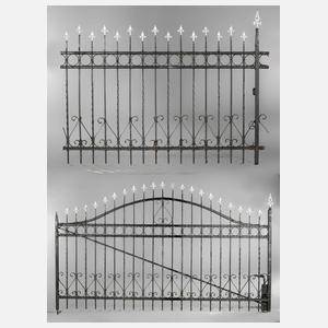 Zaunanlage Schmiedeeisen