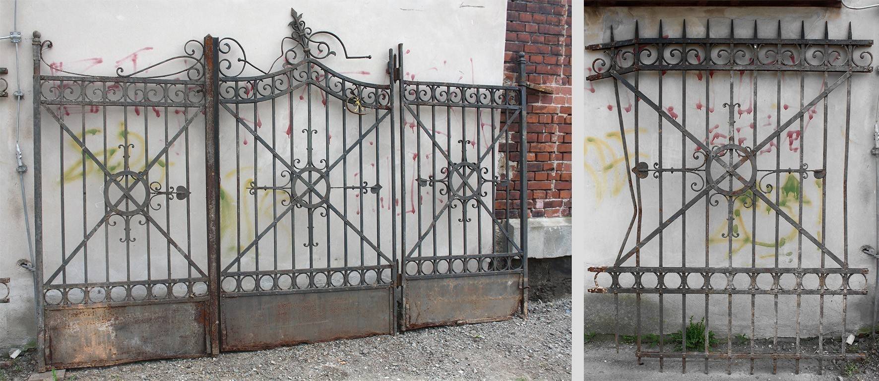 Toranlage Schmiedeeisen