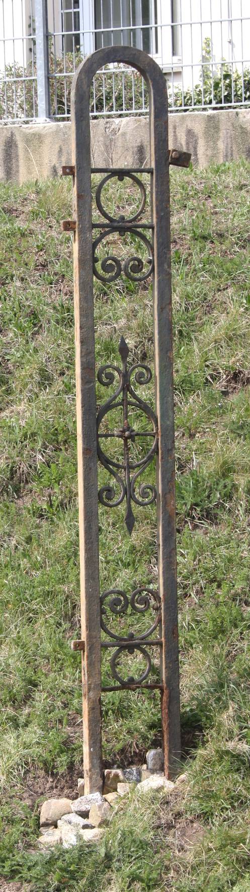 Zaunelement als Säule
