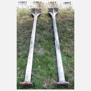 Paar Industriesäulen