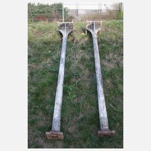 Paar Industriesäulen