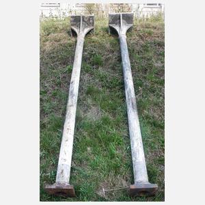 Paar Industriesäulen