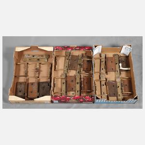 Konvolut Türbeschläge Jugendstil