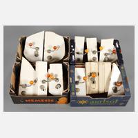 Elf Drückergarnituren Art déco111