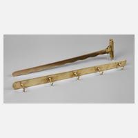 Zwei Handtuchhalter Messing111