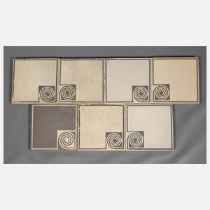 Sieben Fliesen Peter Behrens