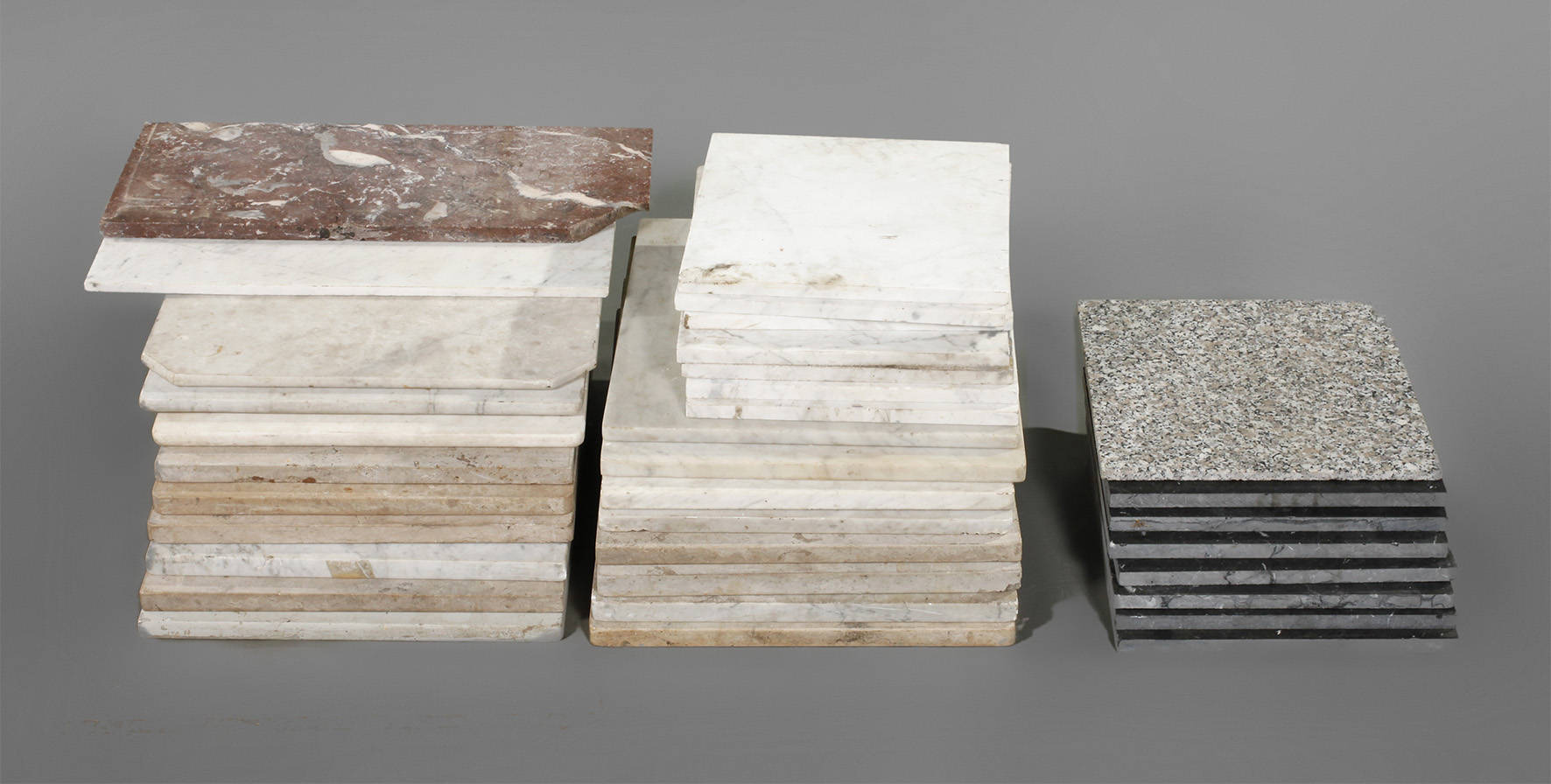 Konvolut Marmor-/Steinplatten