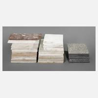 Konvolut Marmor-/Steinplatten111