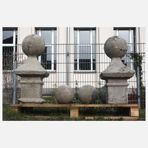 Säulenabschlüsse Sandstein