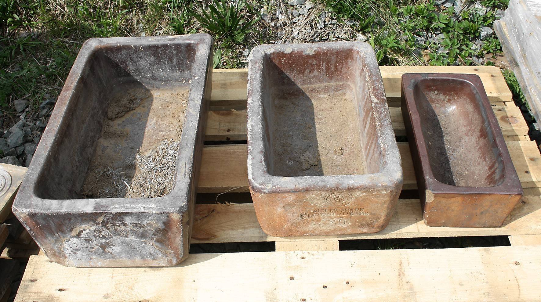 Drei Tröge