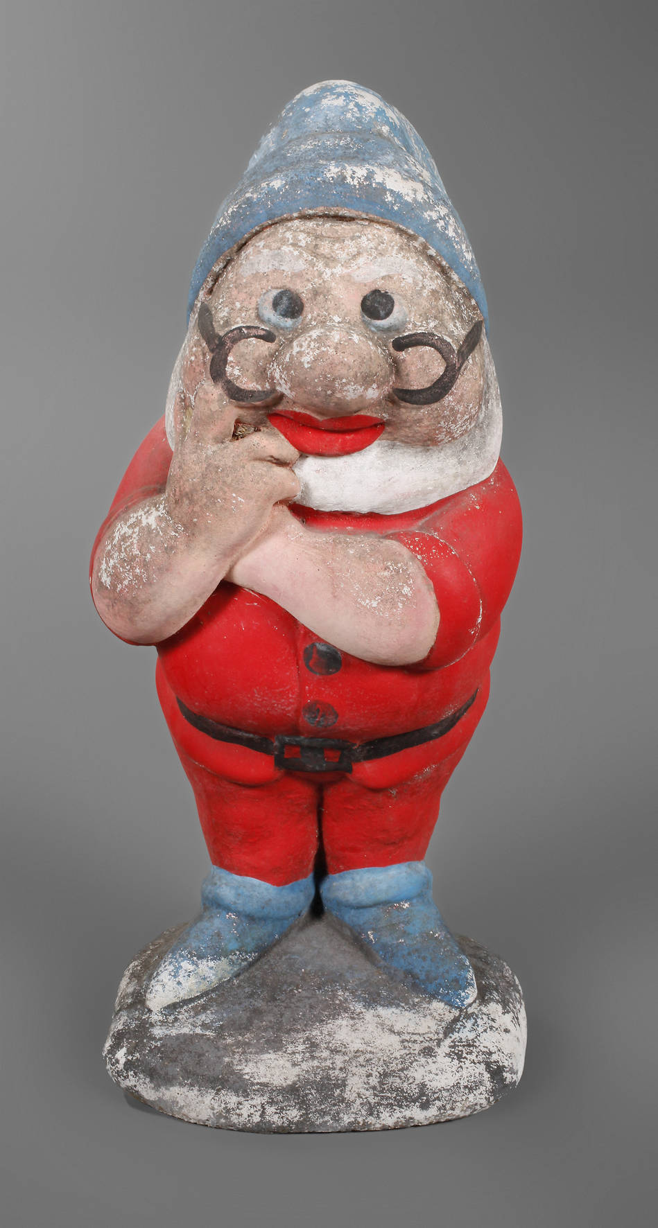 Karikativer Gartenzwerg