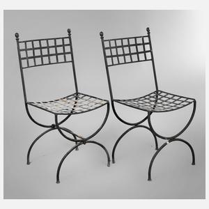 Paar Gartenstühle