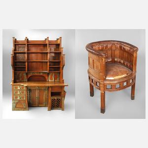 Außergewöhnlicher Bibliotheksschrank