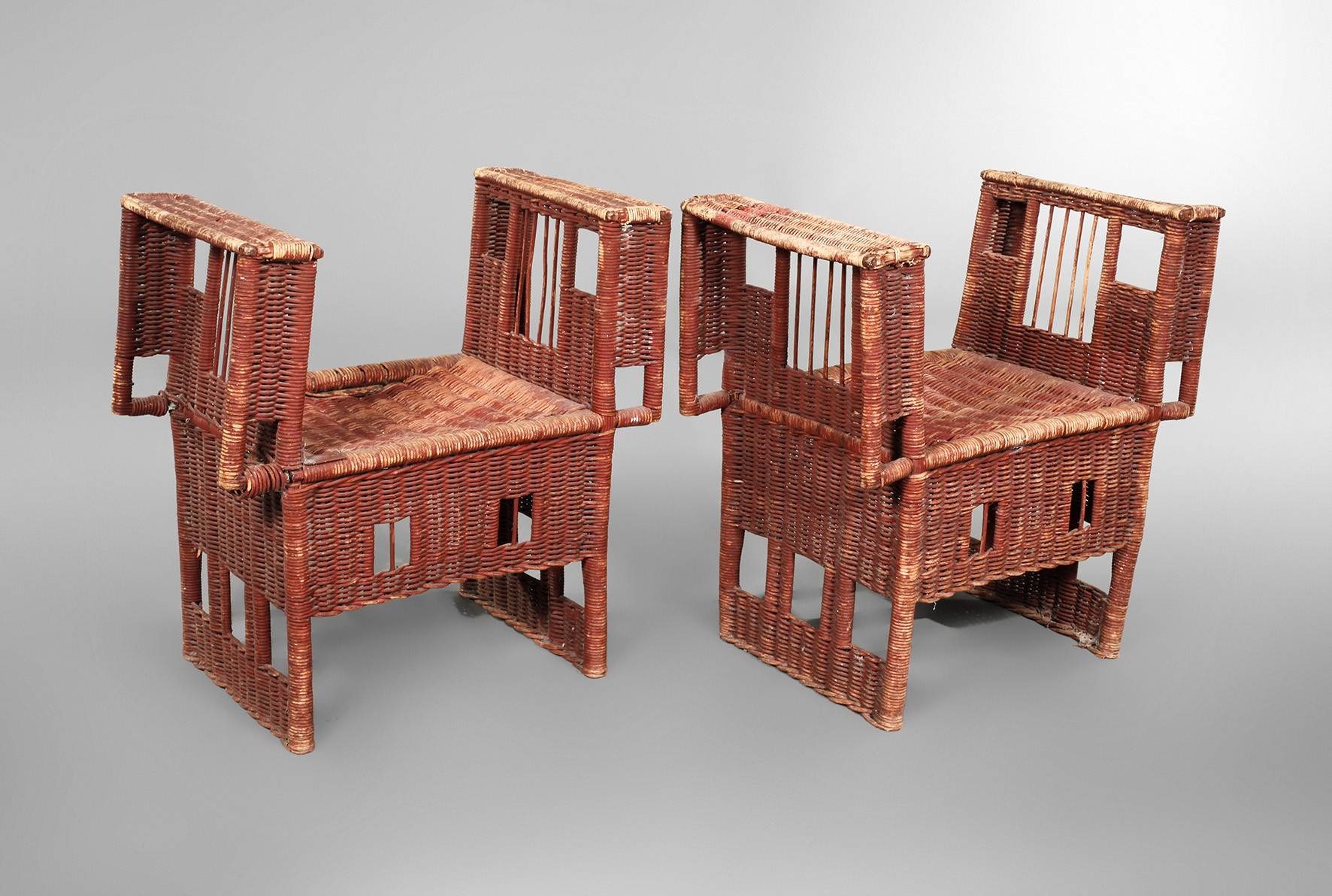 Paar Hocker Hans Vollmer