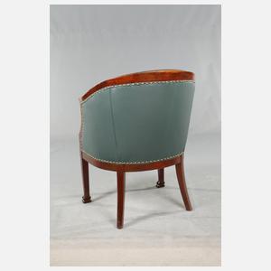 Schwerer Schreibtischsessel Jugendstil