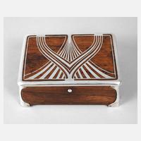 Zigarrendose mit Silberbeschlag111