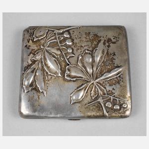 Silber Zigarettenetui Jugendstil