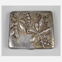 Silber Zigarettenetui Jugendstil111