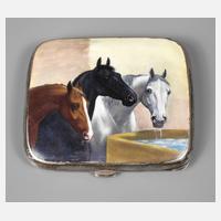 Zigarettenetui Pferdemotiv111