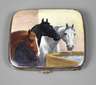 Zigarettenetui Pferdemotiv