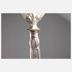 Silber Fischvorlegebesteck Jugendstil