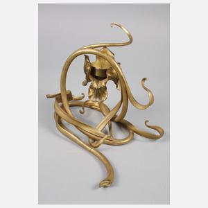 Kerzenleuchter als Irisblüte