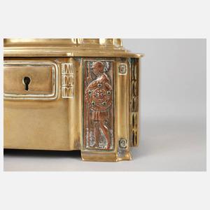 Messingdose Jugendstil