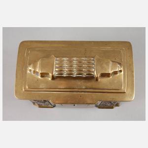 Messingdose Jugendstil