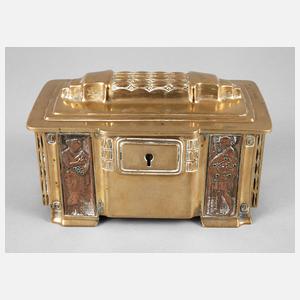 Messingdose Jugendstil