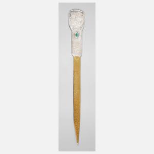 Brieföffner mit Silbergriff