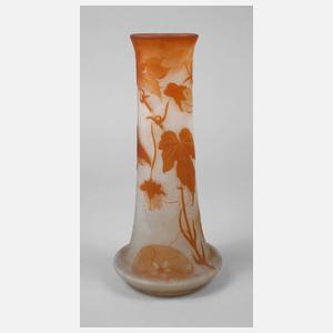 Emile Gallé Ätzglasvase