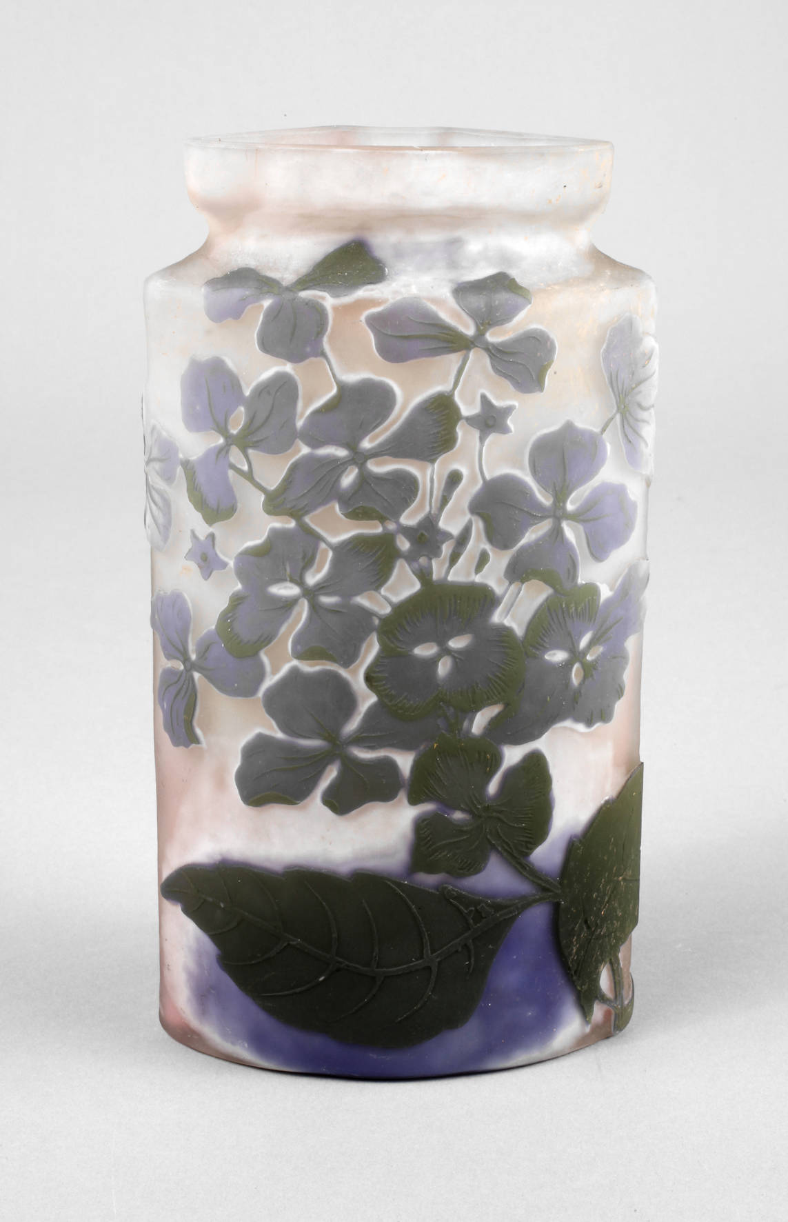 Emile Gallé Vase Hortensiendekor