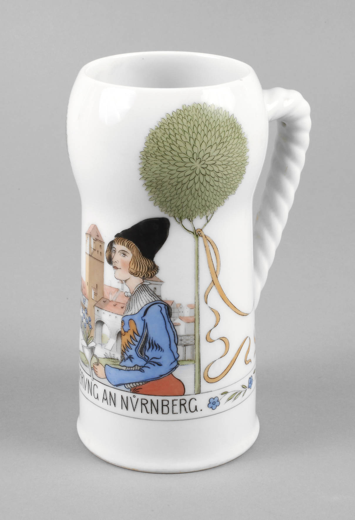 Nürnberger Erinnerungskrug Jugendstil