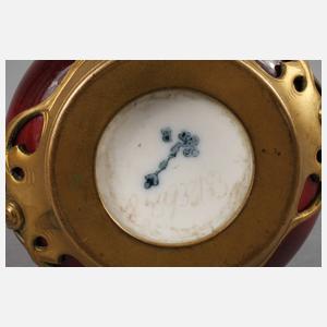 KPM Berlin Jugendstilvase Laufglasur