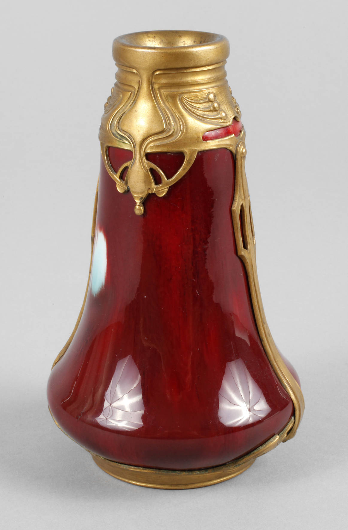 KPM Berlin Jugendstilvase Laufglasur