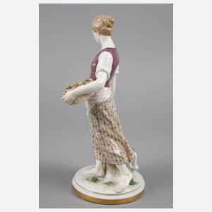 Meissen ”Mädchen mit Wachtelhund”