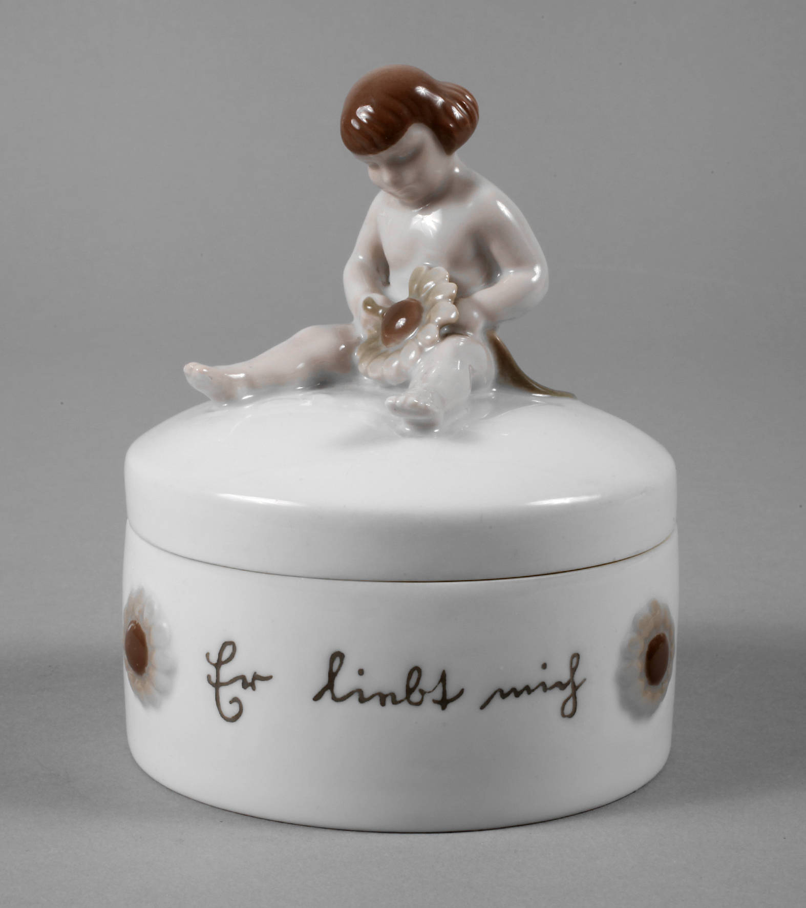 Rosenthal Deckeldose ”Er liebt mich”