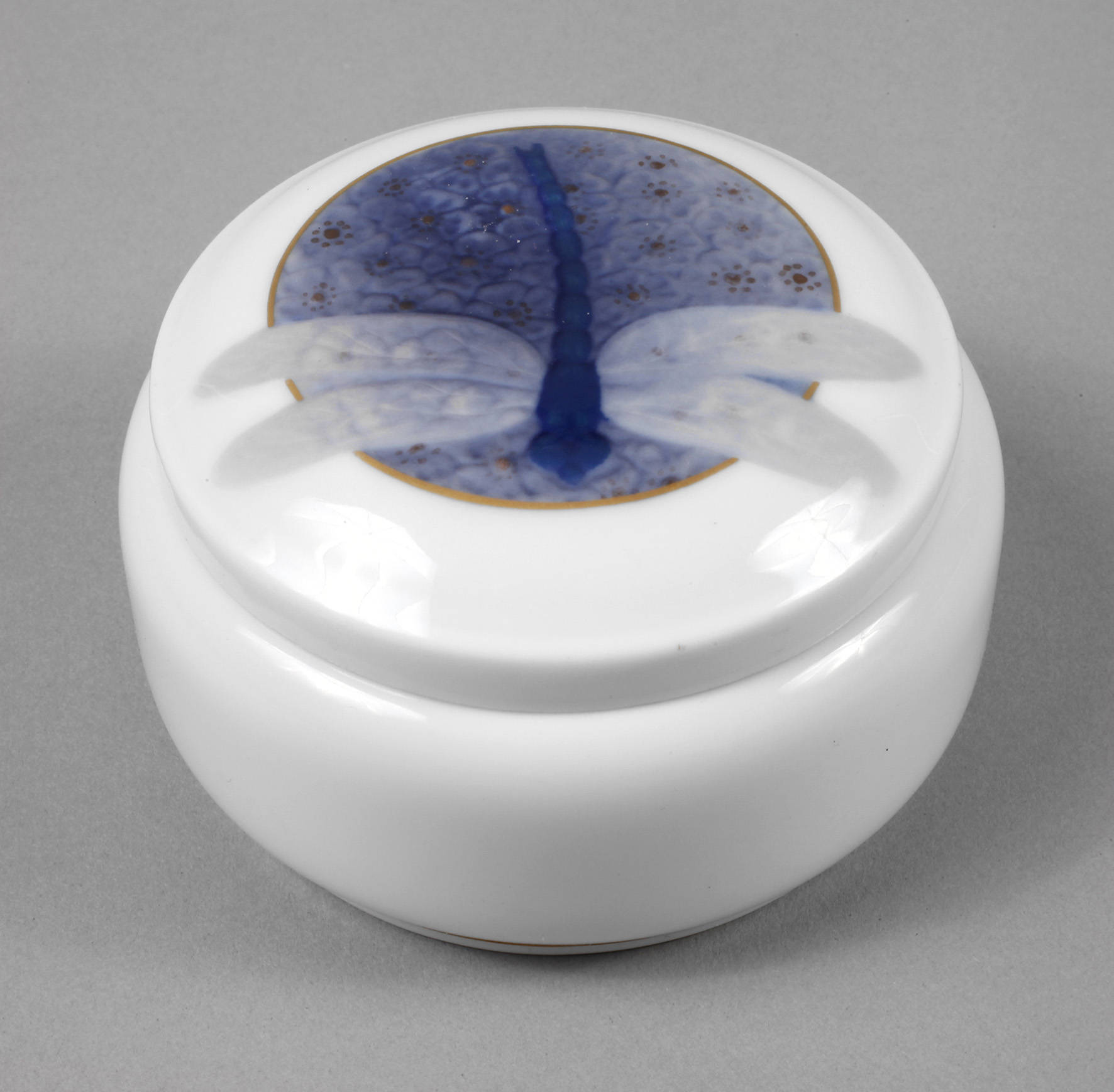 Rosenthal Deckeldose Libellendekor