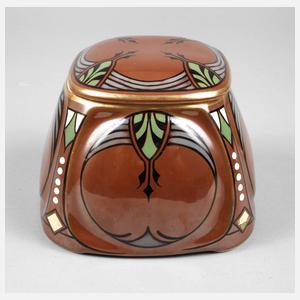 Bunzlau Deckeldose Jugendstil