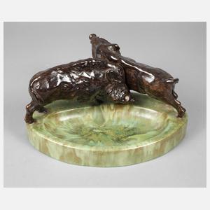 Cadinen Schale mit Wildschweinen